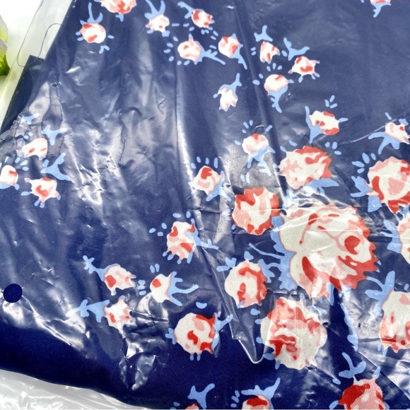 NWT Morgan Lane Allie Robe - Navy Floral (S/M) - Picture 10 of 15